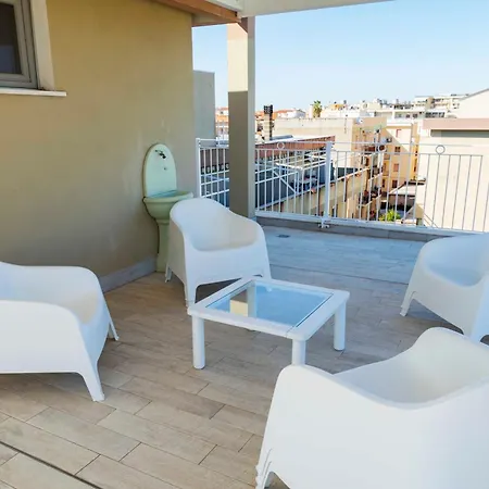 Lovealghero Stanze In Attico Vista Mare Apartmán *
